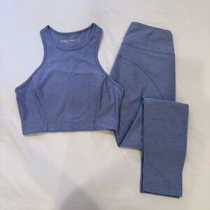 Outdoor Voices Blue Workout Set